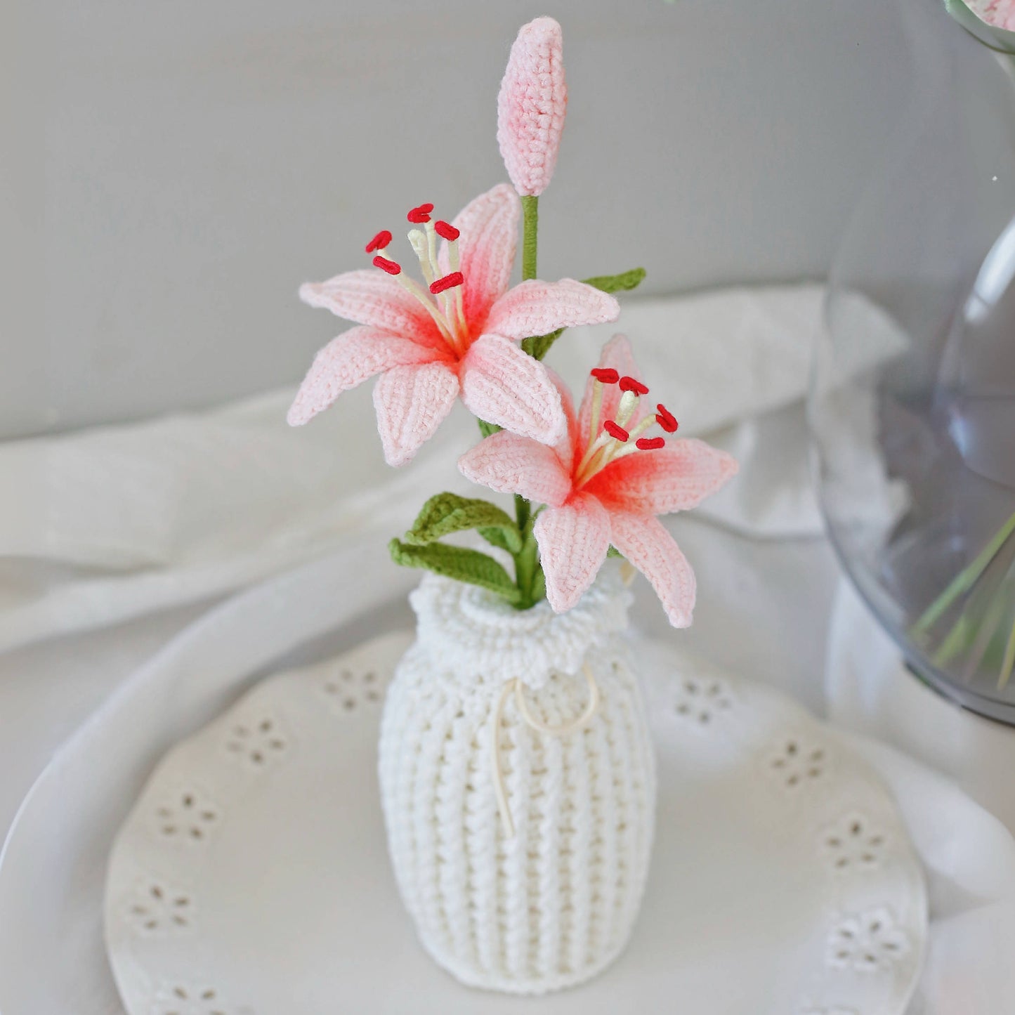 Crochet Lily Potted