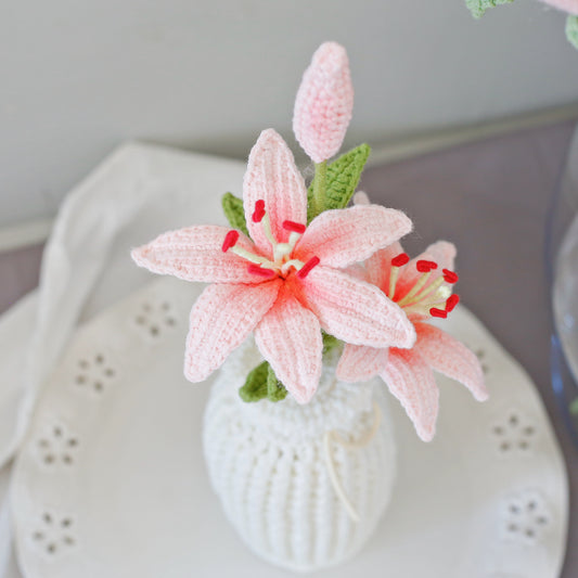 Crochet Lily Potted