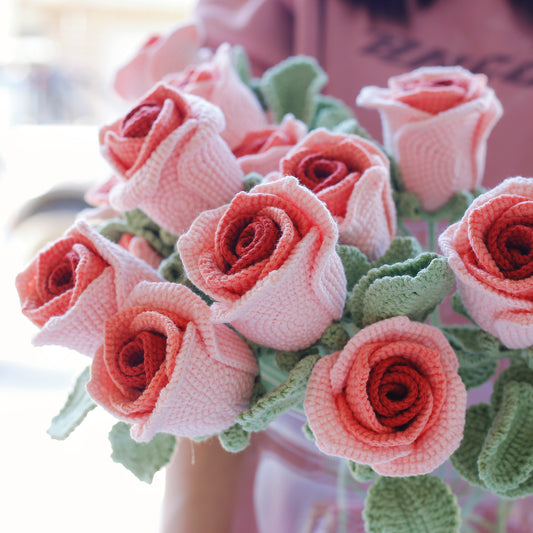 Crochet Wine Glass Rose (Special)